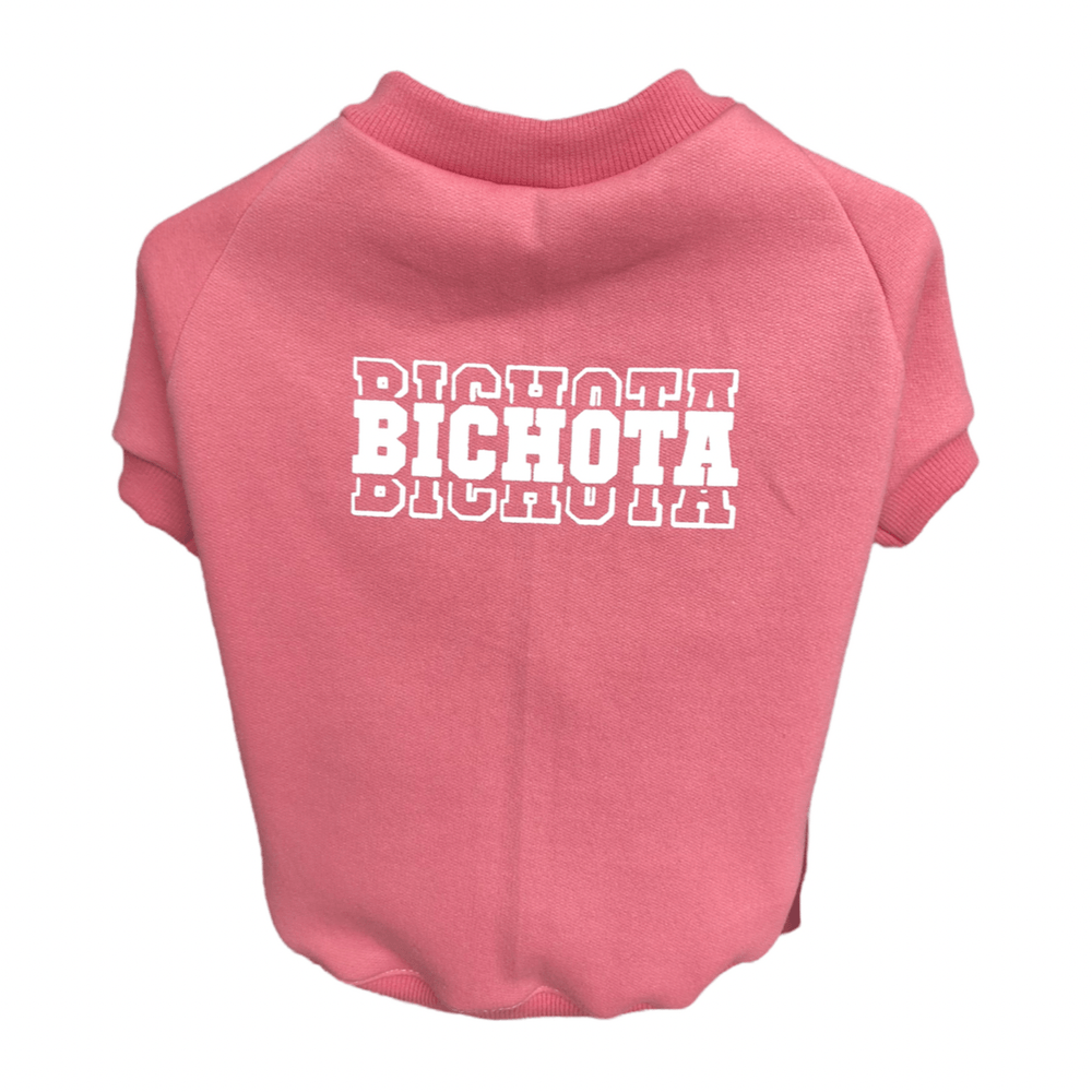 Polera para Perro Super Wuau de Bichota Color Palo Rosa Talla 2