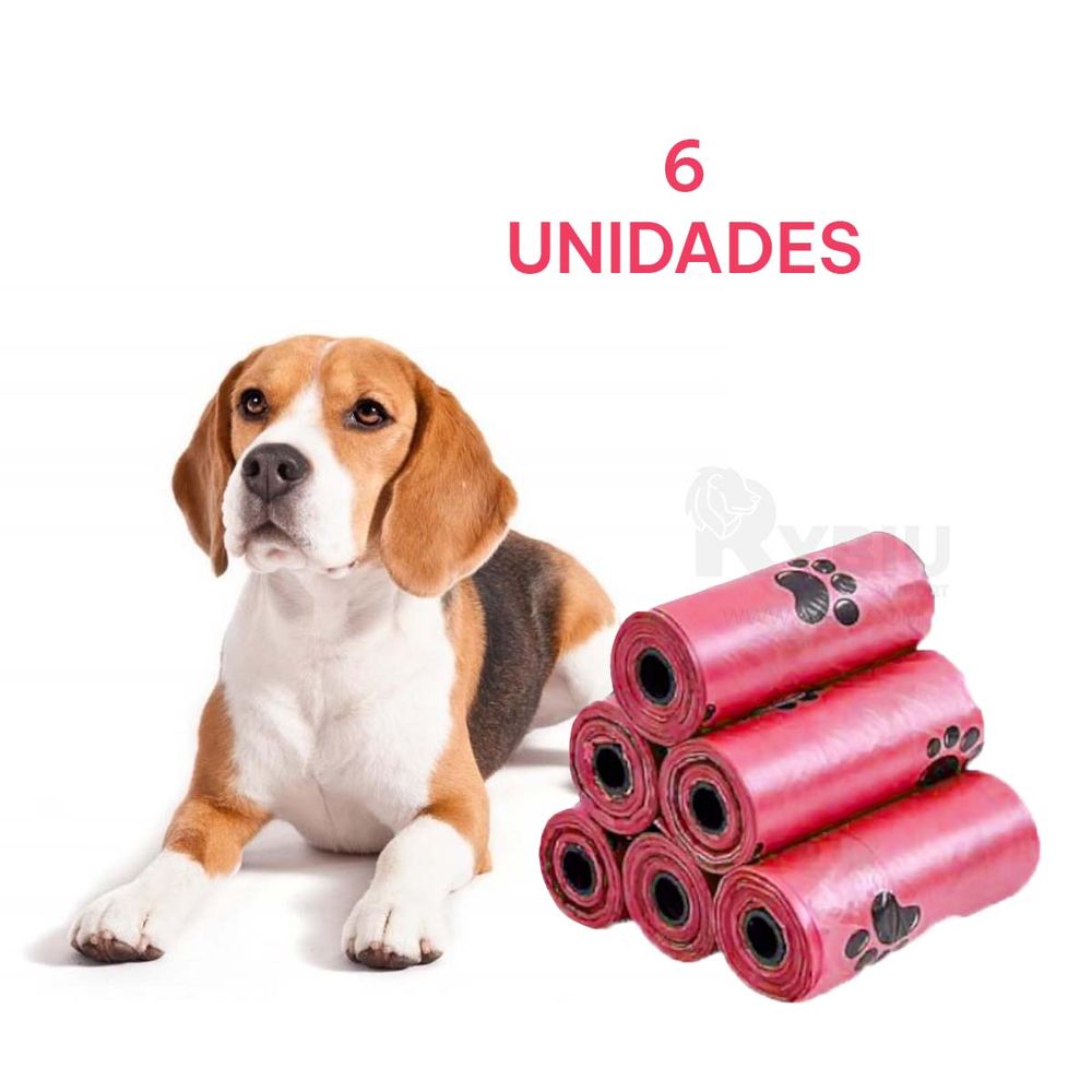 Pack Porta Bolsas Para Desechos Perros Bolsa Caca Mascotas