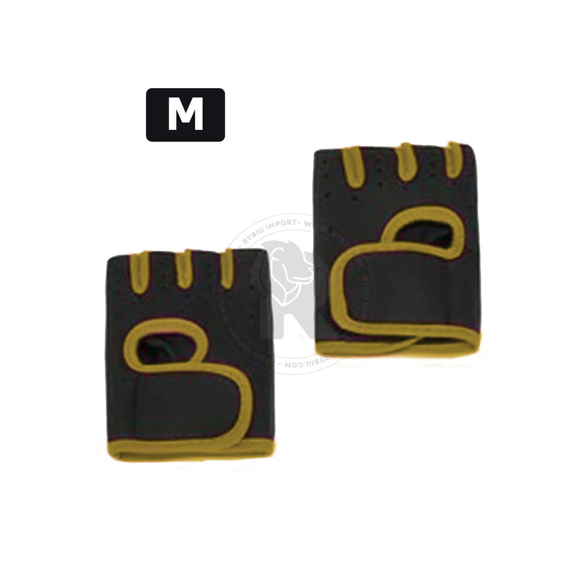 Guantes Para pesas De Neopreno Yellow Talla M