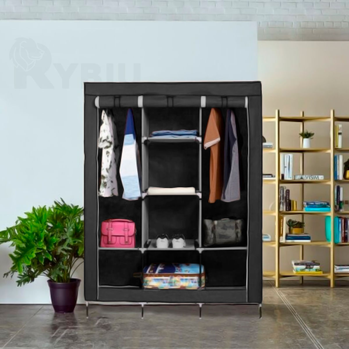 Armario Ropero Organizador Closet de Tela 75x45x160cm - Promart