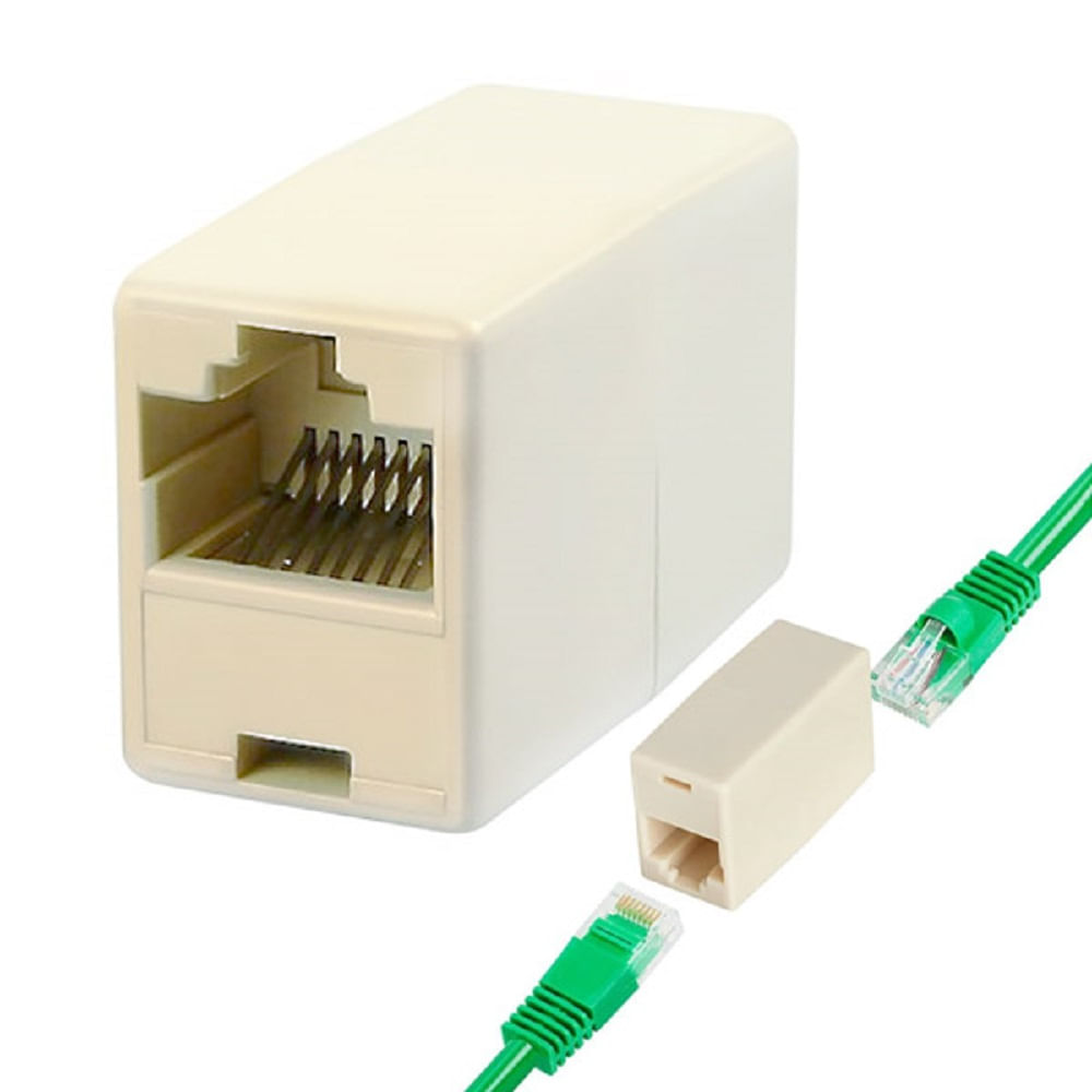 Zuroki Empalme RJ45,Conector ethernet Adaptador RJ45 Ethernet