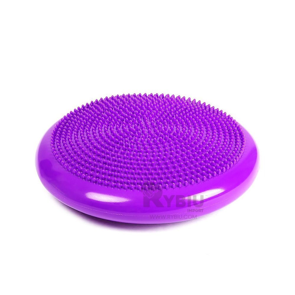 Pelota Yoga 75cm Morado Pilate + Inflador - Promart