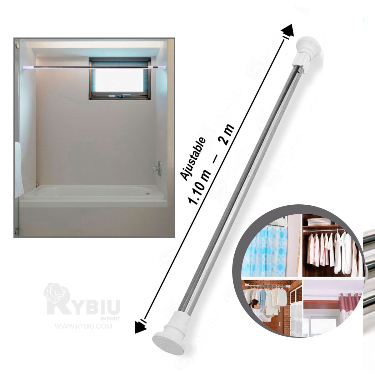 Barra Extensible Multiuso