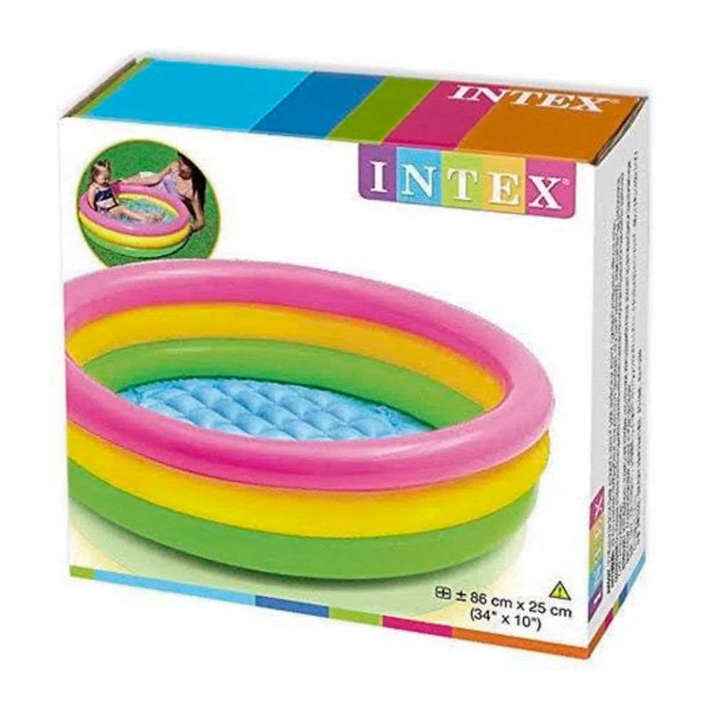 Piscina Intex Arcoíris de 86 x 25 cm