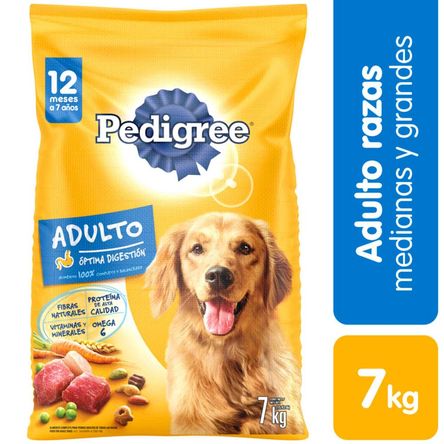 Alimento Para Perro Adulto PEDIGREE Bolsa 7Kg - Promart