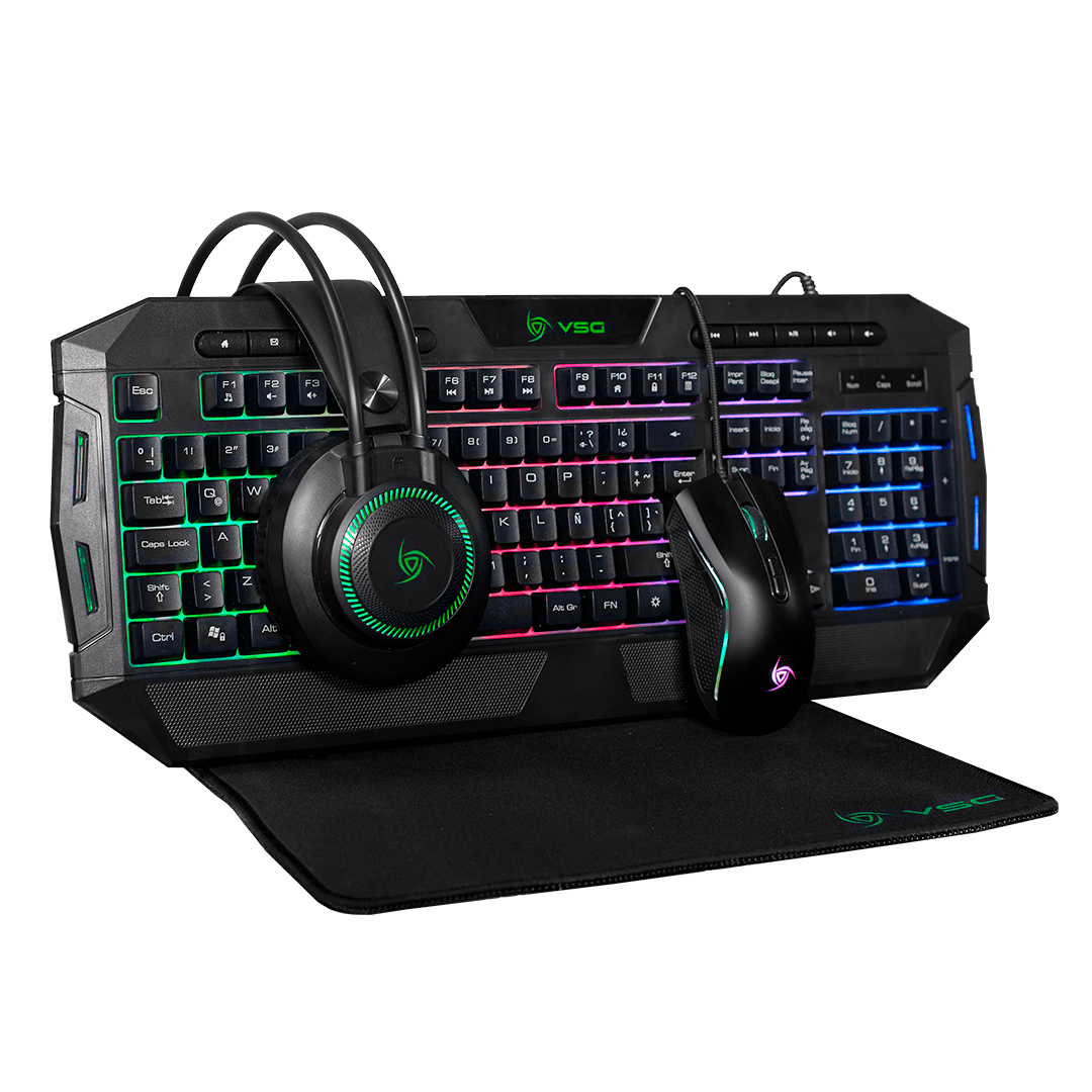Combo Gamer VSG Crux 4 en 1