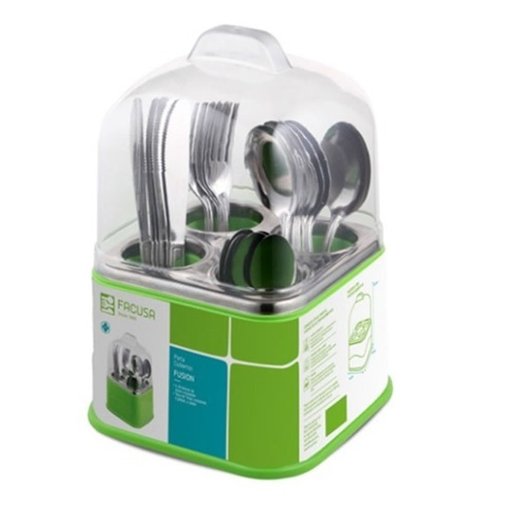 Porta Cubiertos Primavera Verde - Facusa