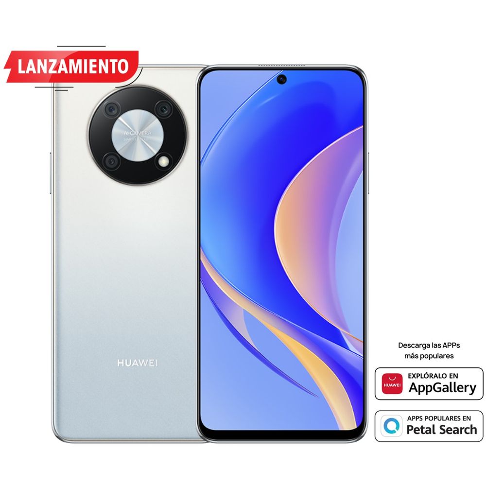 Smartphone HUAWEI nova Y90 Blanco 6GB+128GB Dual Sim + FreeBuds SE ...