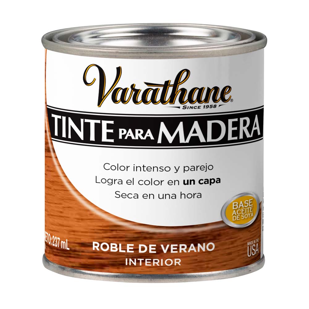 Tinte para Madera Rust Oleum Varathane 237ml Color Roble de Verano