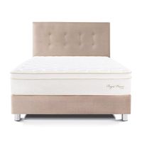 Dormitorio PARAISO Royal Prince Champagne 1.5 Plazas + 1 Almohada Viscoelástica