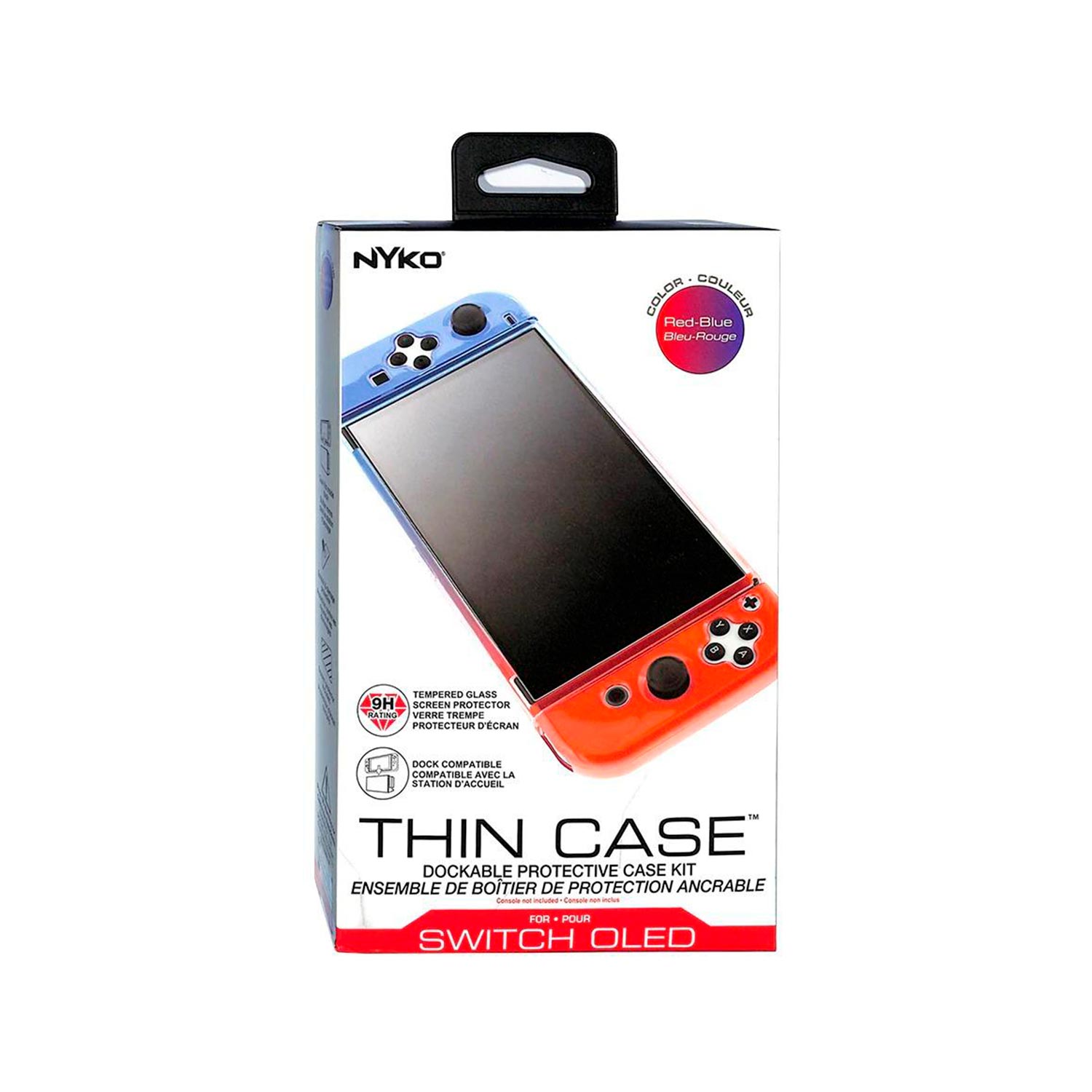 Estuche Thin Case Nyko Nintendo Switch Oled Red Blue