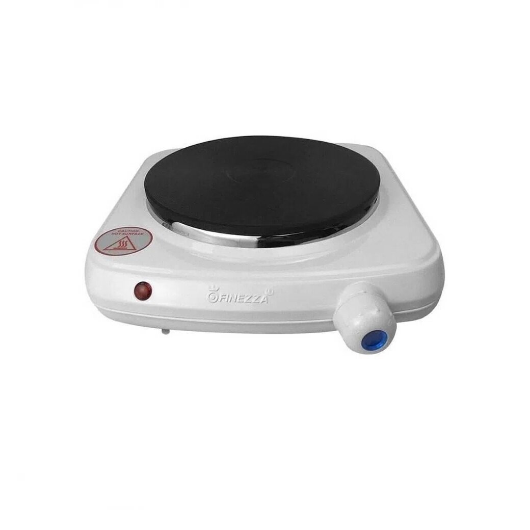 Cocina Electrica Finezza 1 Hornilla FZ-201D1B Blanco
