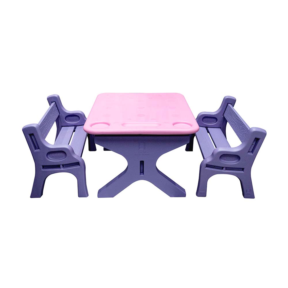 Set didáctico Lila/rosado Basa