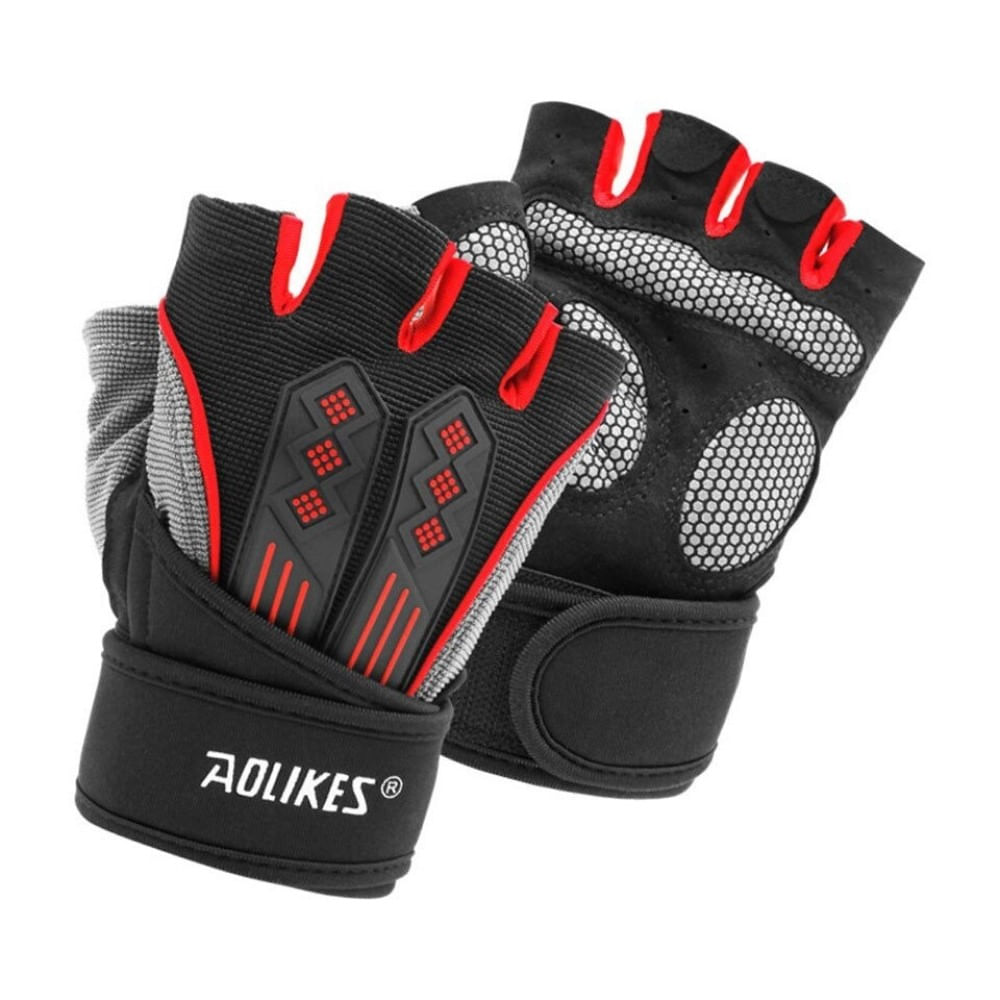 Guantes Deportivos Aolikes A115-01 Gym Levantamiento Pesas