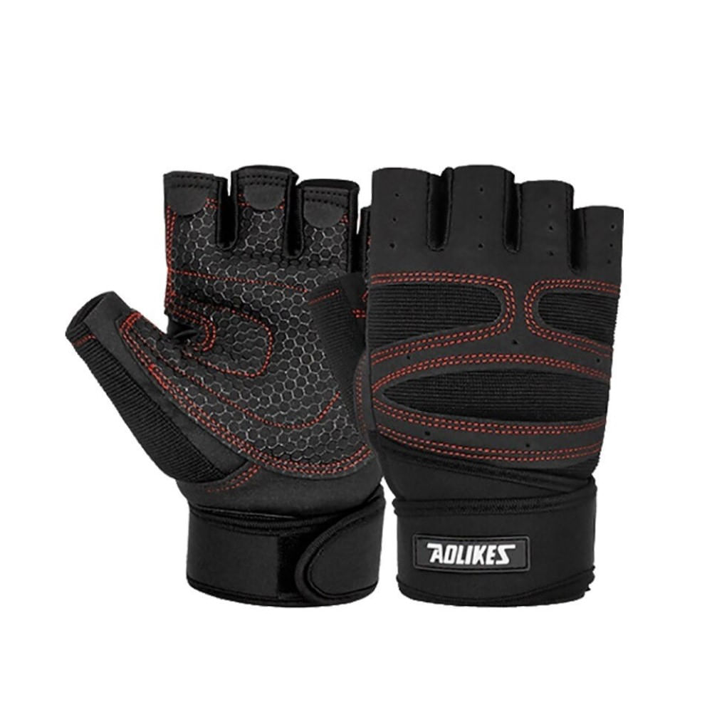 Guantes Deportivos Aolikes A109-01 Gym Levantamiento Pesas