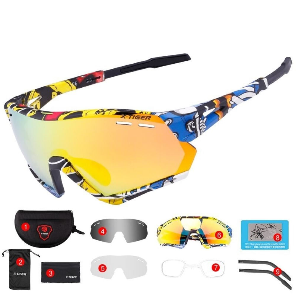 Lentes Ciclismo X-Tiger EXS11 Polarizados Fotocromáticos