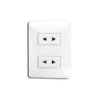 Tomacorriente Universal Doble Dado 2 Polos bm1202 Opalux