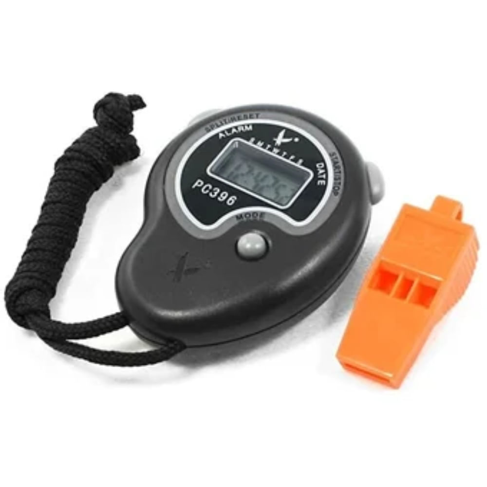 Cronómetro Digital LCD Deportivo con Silvato