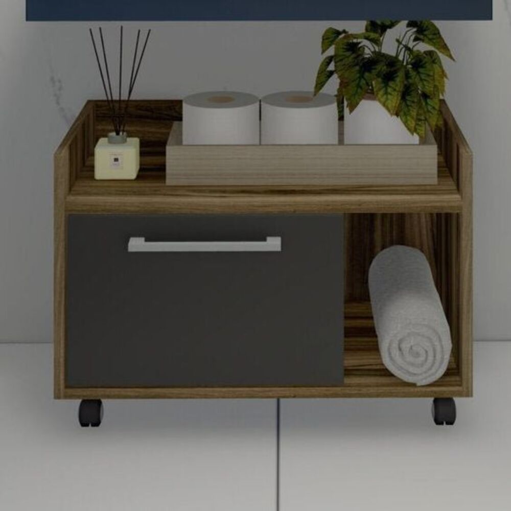 Mueble Organizador de Baño Moderno Arkansas con Ruedas