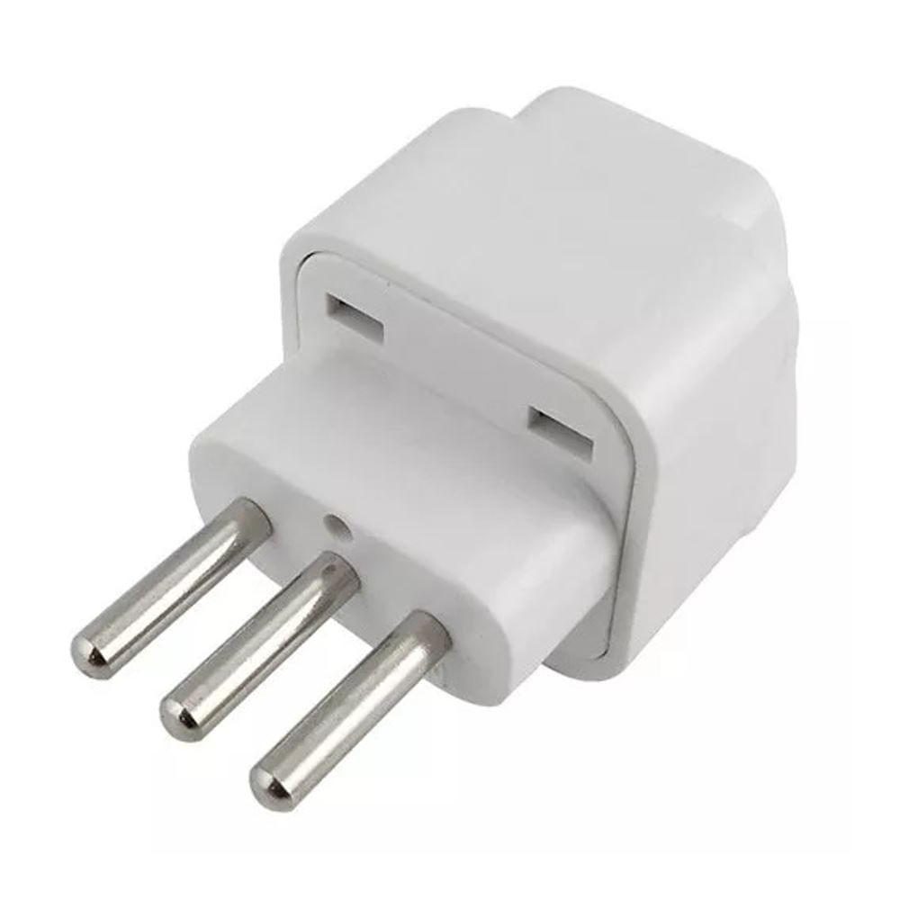 Adaptador de Enchufe de 3 Pines Universal a Italia y Chile 250V