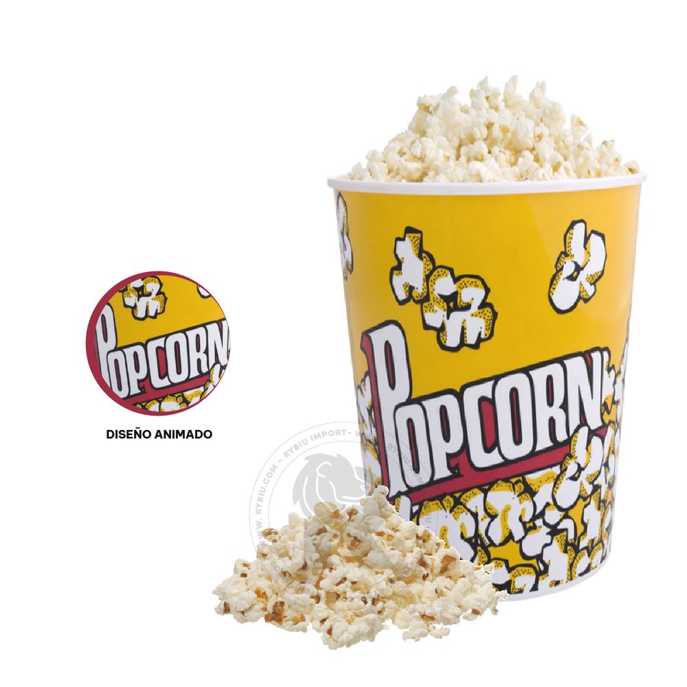 Balde para Popcorn Amarillo PERSONAL Promart