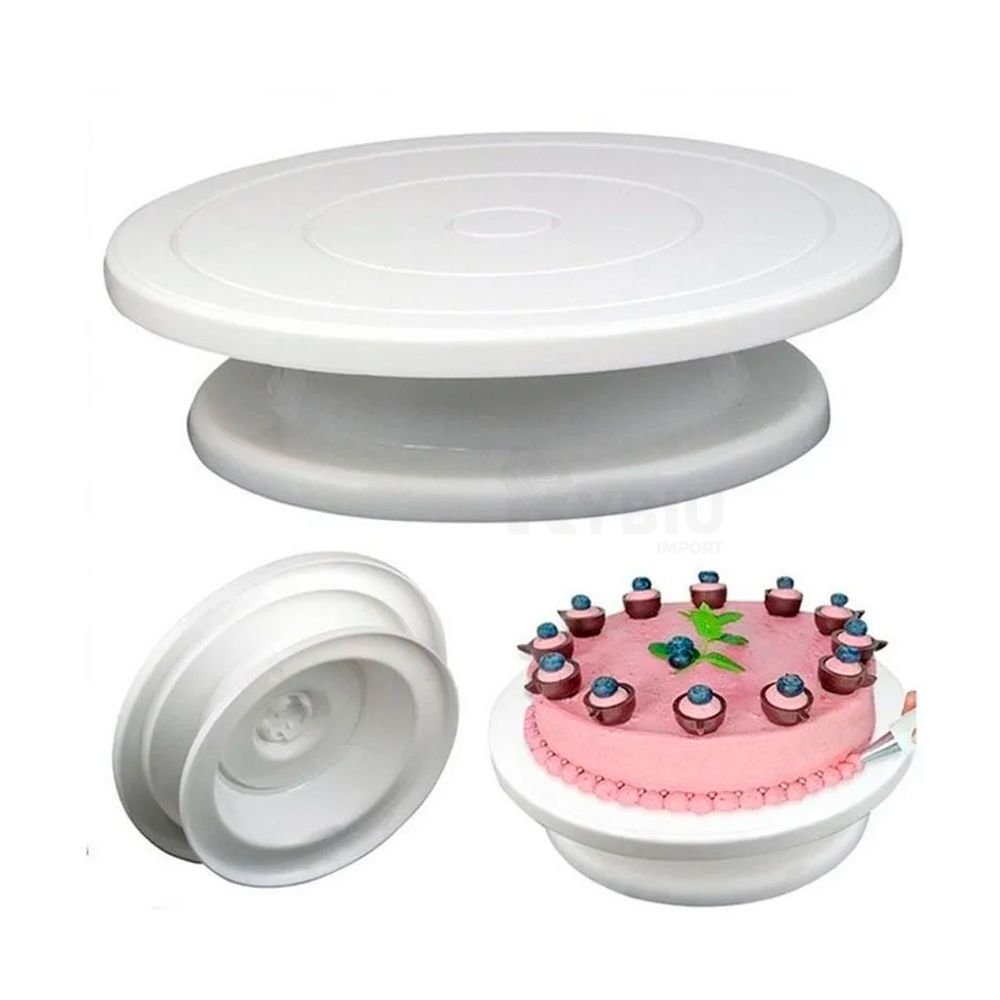 Base para tartas - diámetro: 30,5 cm - altura: 9,5 cm - giratorio