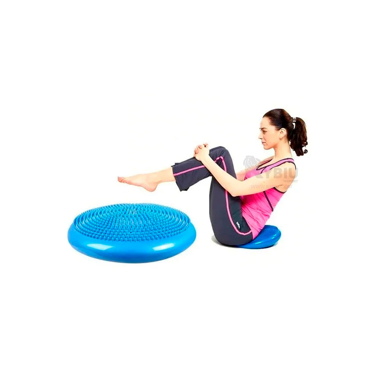 Disco de Equilibrio para Yoga Azul