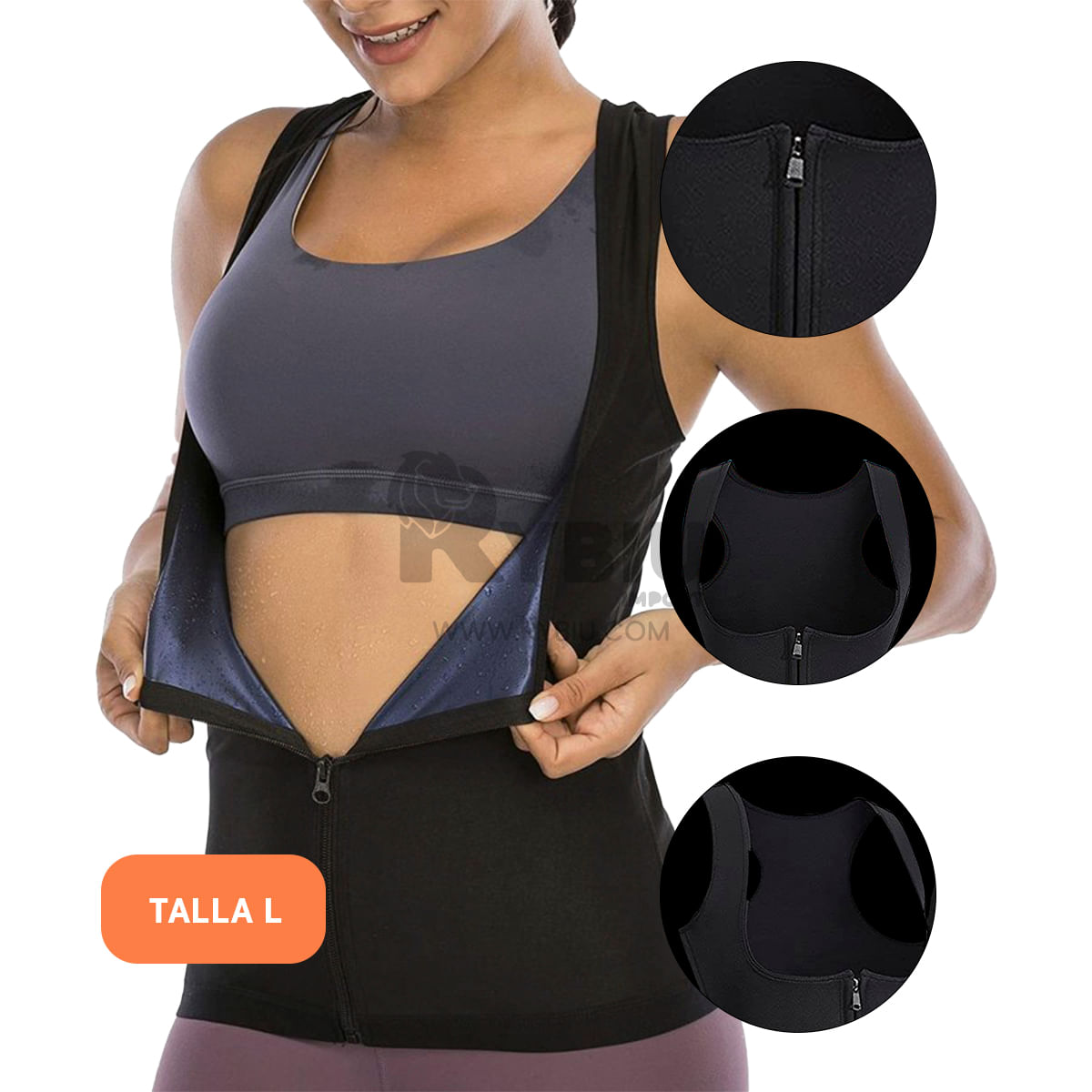 Chaleco Térmico Branch para Mujer Color Negro Talla L