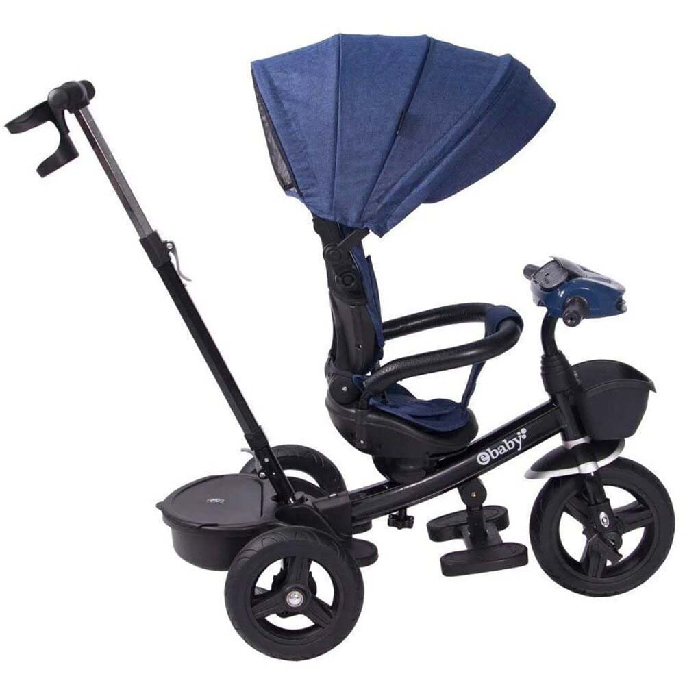 Triciclo Guiador Usb/Bluetooth Ebaby Aria 334 Azul