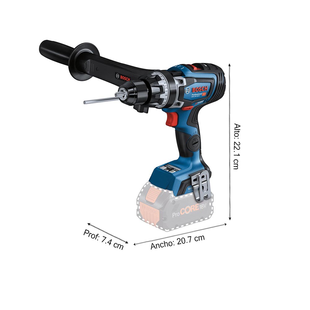 Taladro Percutor GSB 18V-150 C Biturbo - Promart