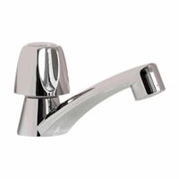 Llave de Lavatorio Machimpex Arena Baja Plata Cromada