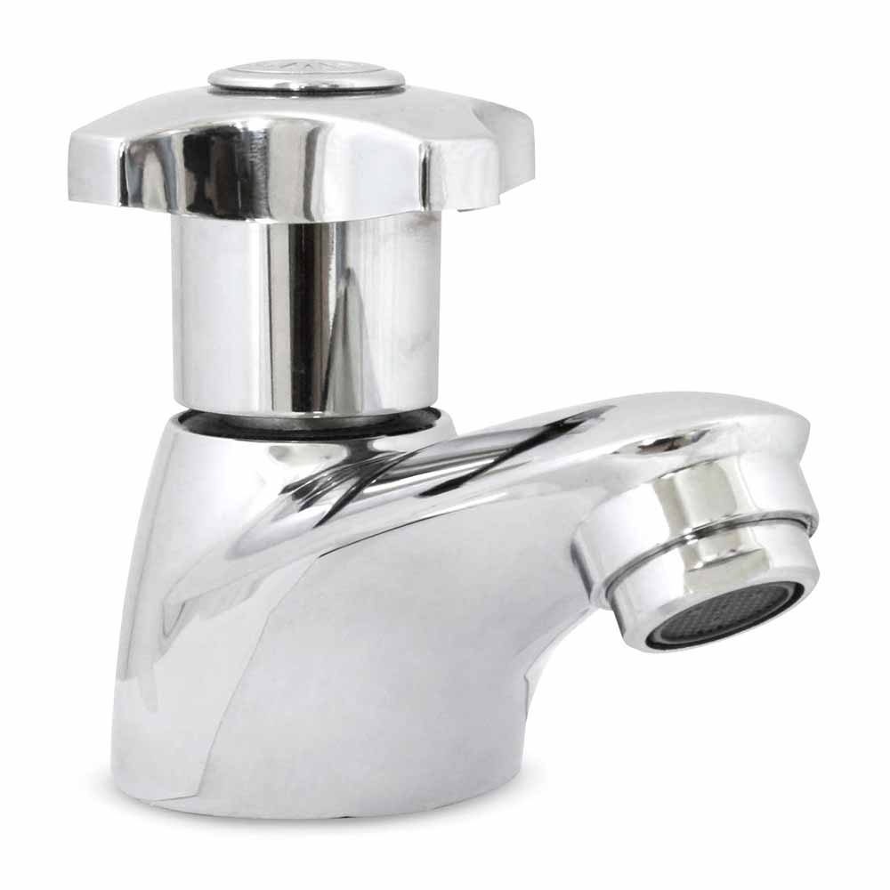 Llave de Lavatorio Italgrif Punta sal Baja Plata Cromada