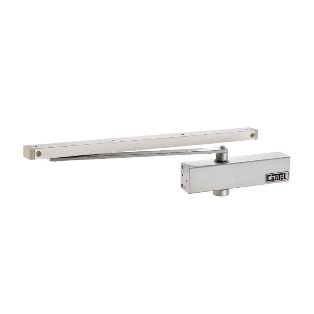 Cierrapuertas Cantol Compacto 80kg en Zamak Gris de Profesional