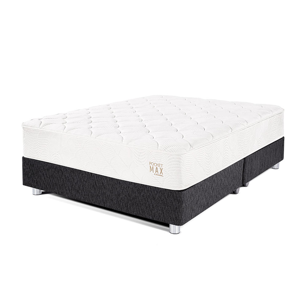 Cama PARAÍSO Pocket Max King Charcoal