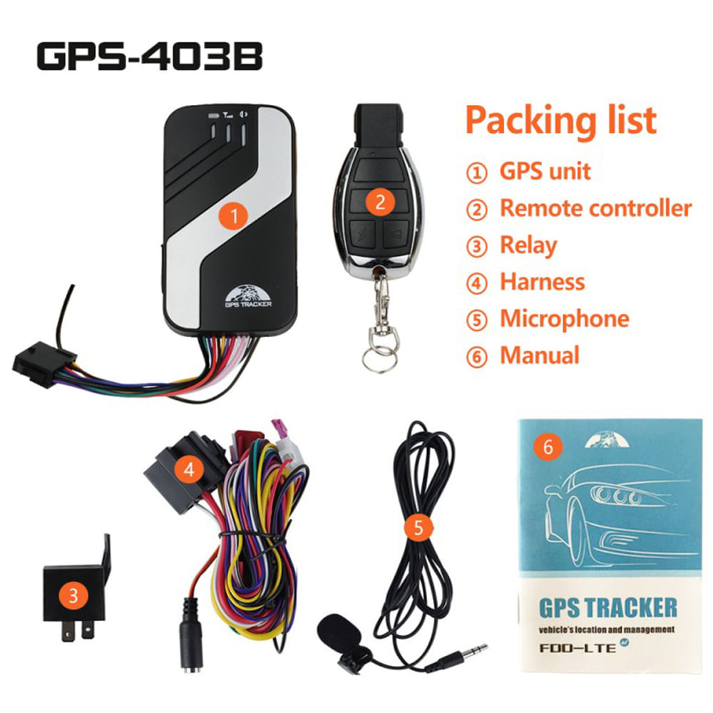 Gps Tracker Coban Baanool 403B Control Rastreo Inteligente Antirrobo 4g ...