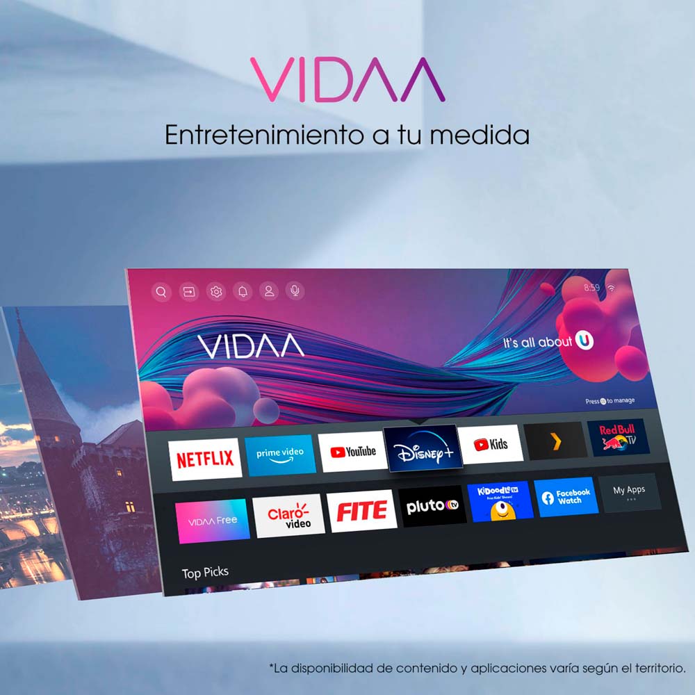 Pantalla Hisense 50 Pulgadas UHD 4K Vidaa TV 50A7GV a precio de socio