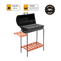 Parrilla Cilíndrica Mr. Grill con Tapa