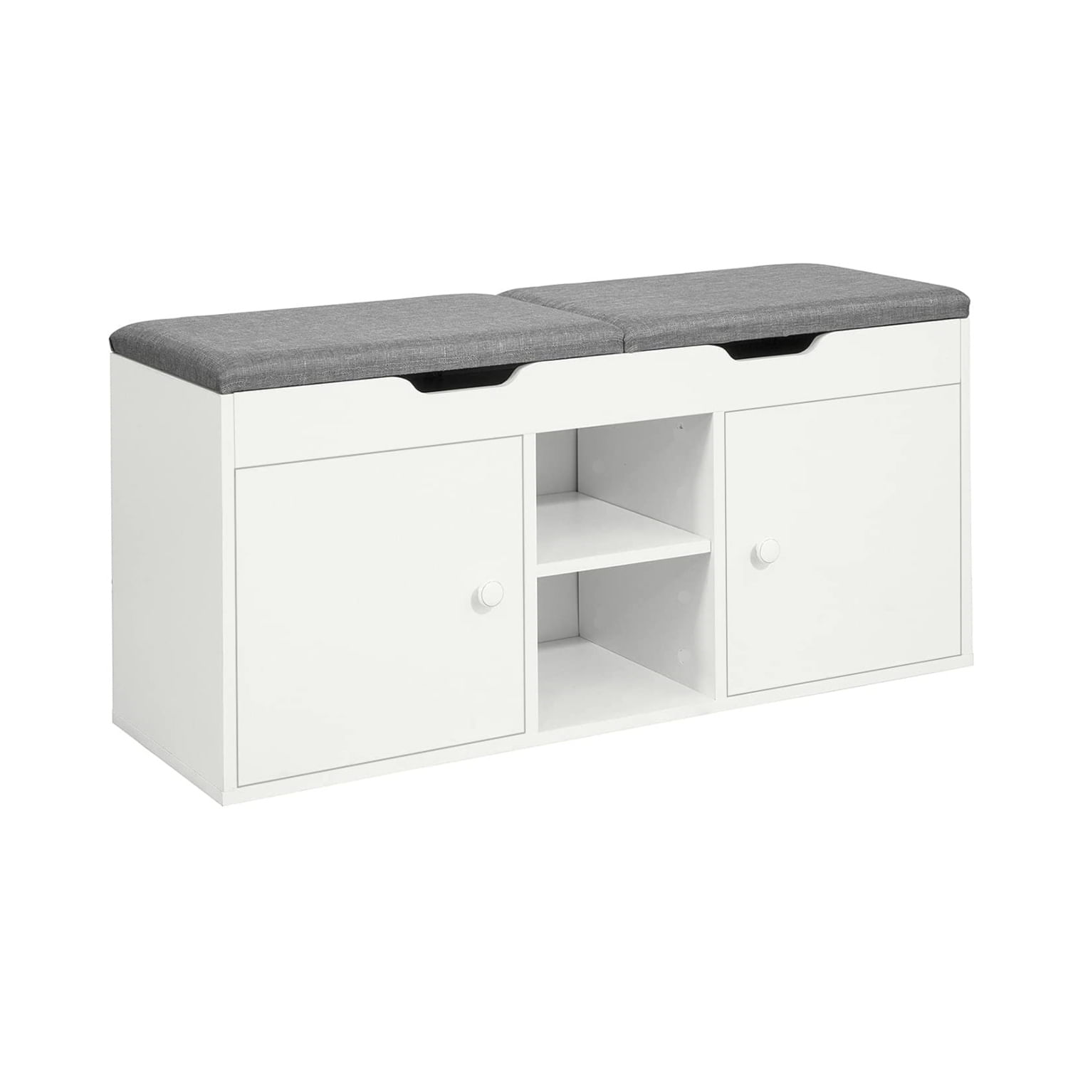 Zapatera c/ tapizado Bonno Akira Blanco