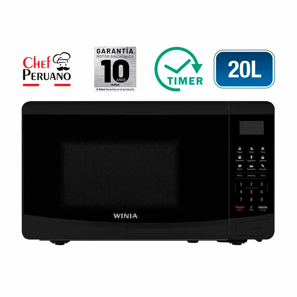 Compara: Horno Microondas WINIA 20L WMN-20WCB Negro