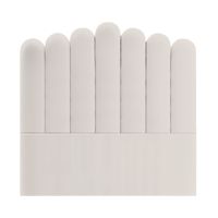 Cabecera Tov Furniture Mavisac Plaza Queen Color Marfil