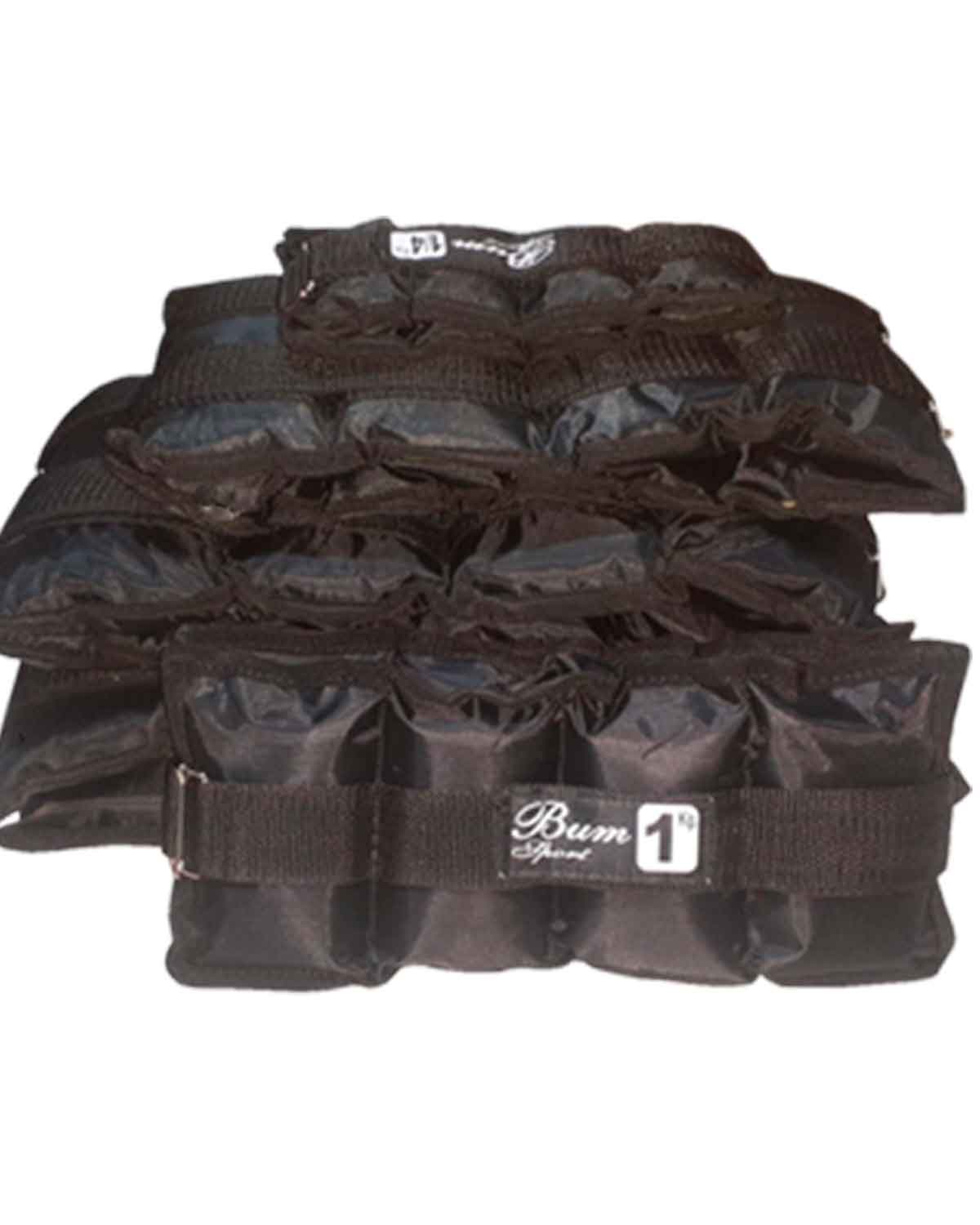 Tobillera Muñequera arena Dhark 1kg Color Negro
