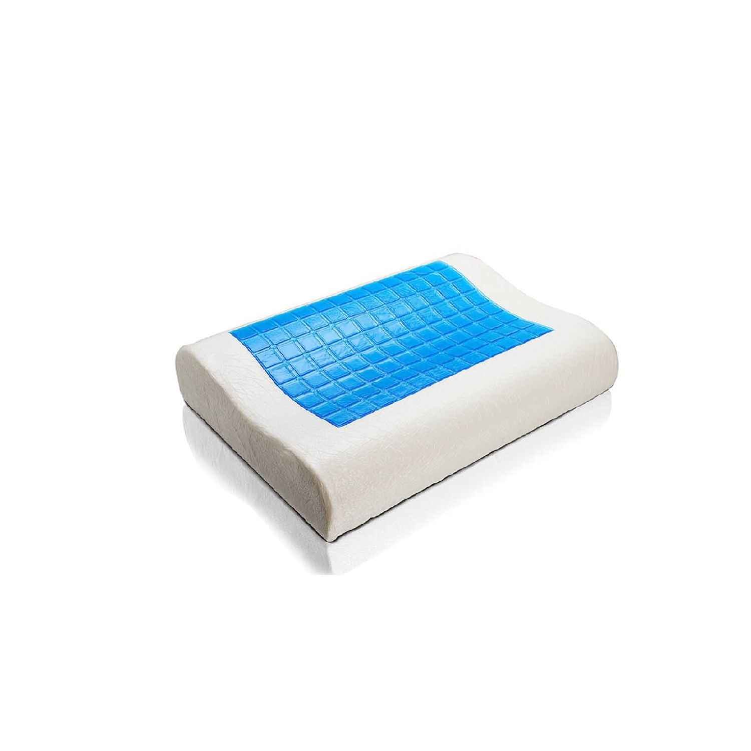 Almohada Ortopedica Cervical con Gel Latex más Funda Indeformable Evita