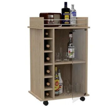 Bar Botellero La Casa del Mueblero Crema