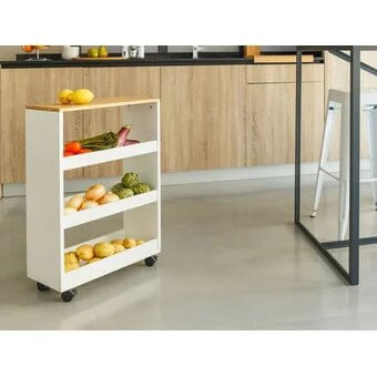 Mini Organizador Aldana La Casa del Mueblero Blanco