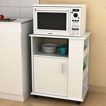 Mueble Microonda Piscis La Casa del Mueblero Blanco