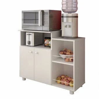 Mueble Microonda Francia La Casa del Mueblero Blanco