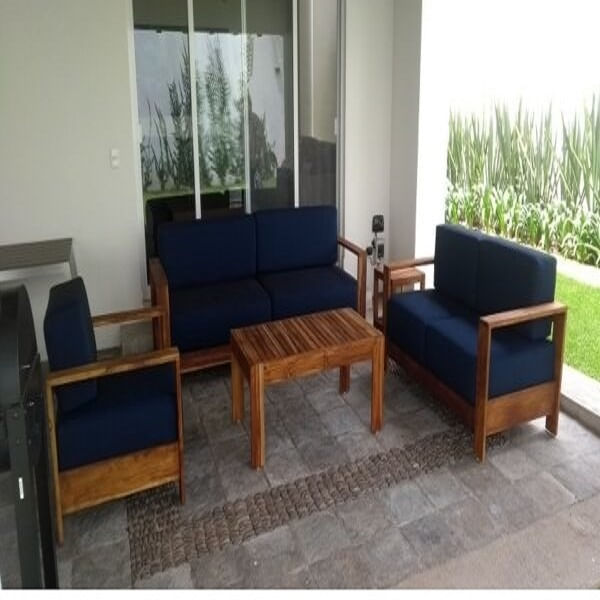 Sala de Terraza Mobiliari Jarvan 3-2-1 Cuerpos con Mesa de Centro