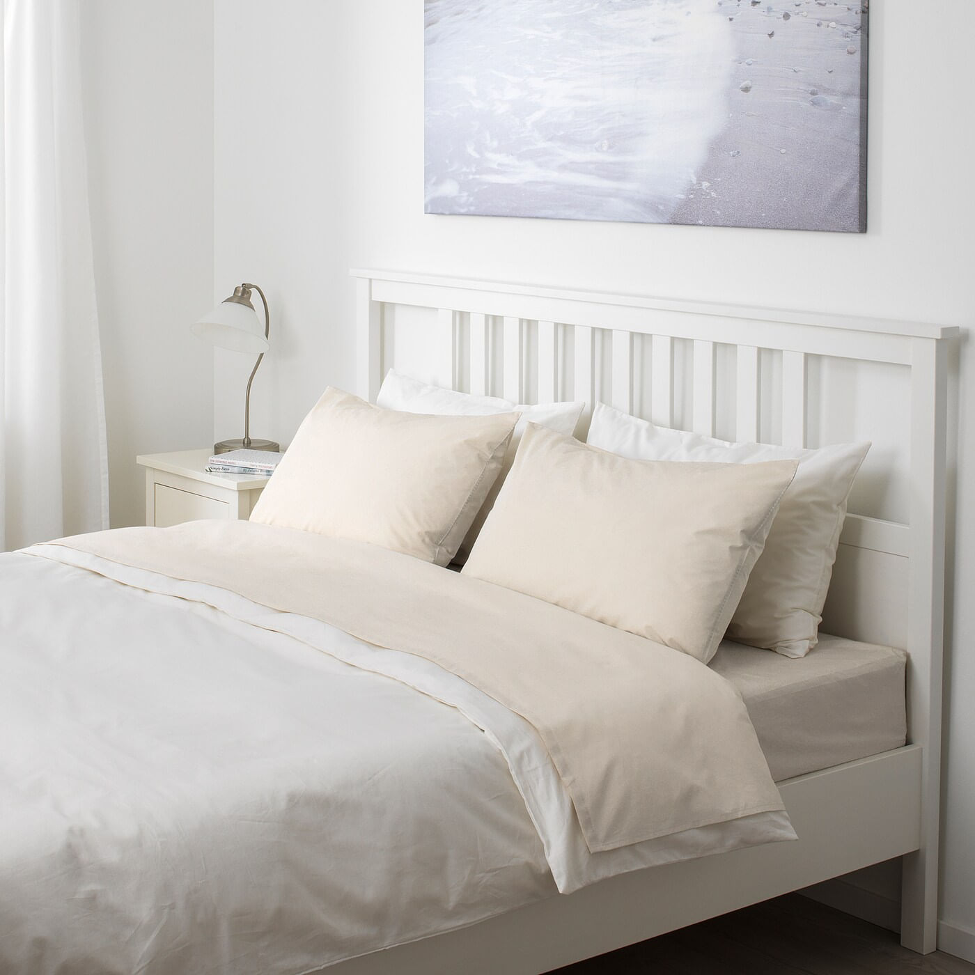 Set Sábanas 1800 Hilos Queen Home Brands Beige
