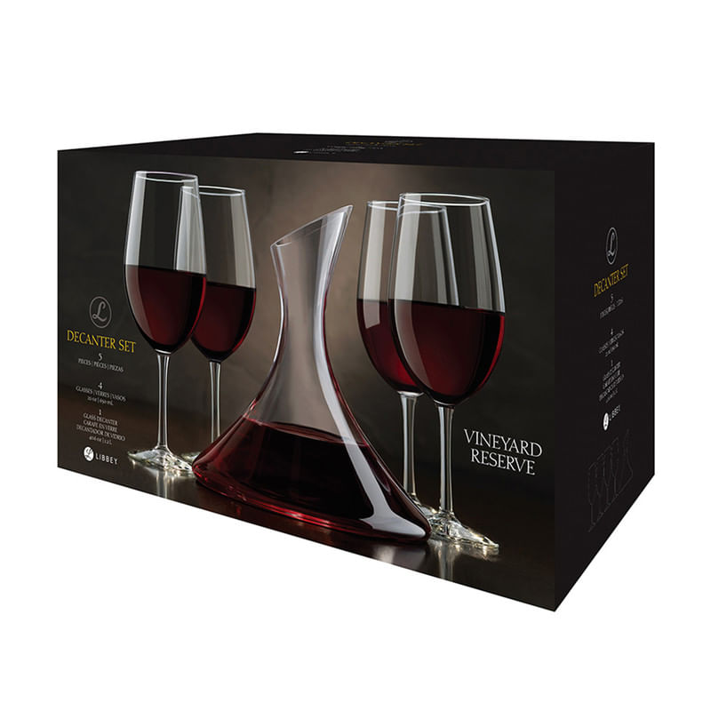 Juego de Copas Libbey Classic Glasses Vino Tinto 4 Piezas