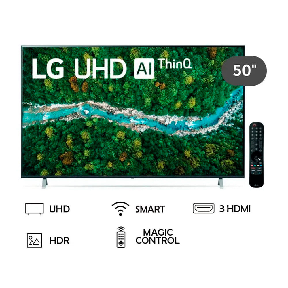 Televisor LG NanoCell 50 UHD 4K ThinQ AI 50NANO77SRA (2023) - Oechsle